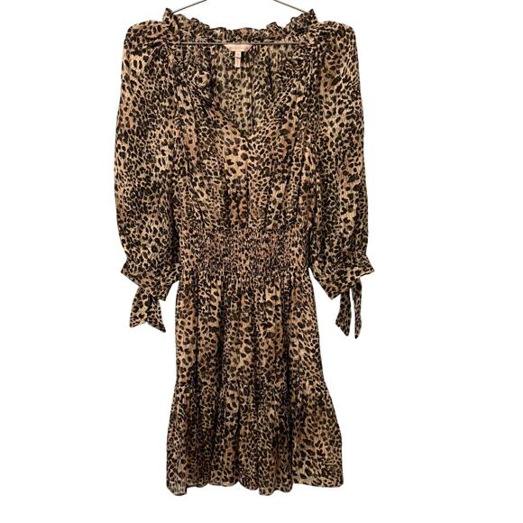 Rebecca Taylor Silk Animal Print Dress XS - Picture 1 of 7